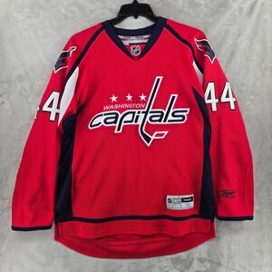 Reebok Washington Capitals NHL Hockey Jersey Number 44 Red‎ Size Medium